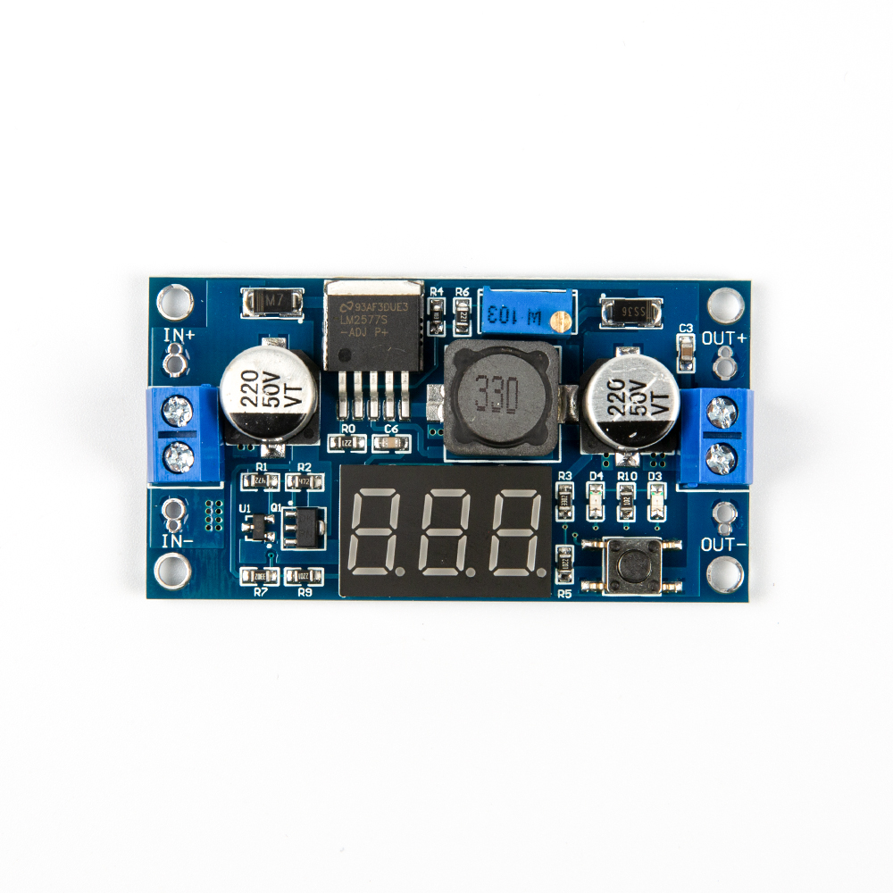 Преобразователь напряжения LM2577 с вольметром